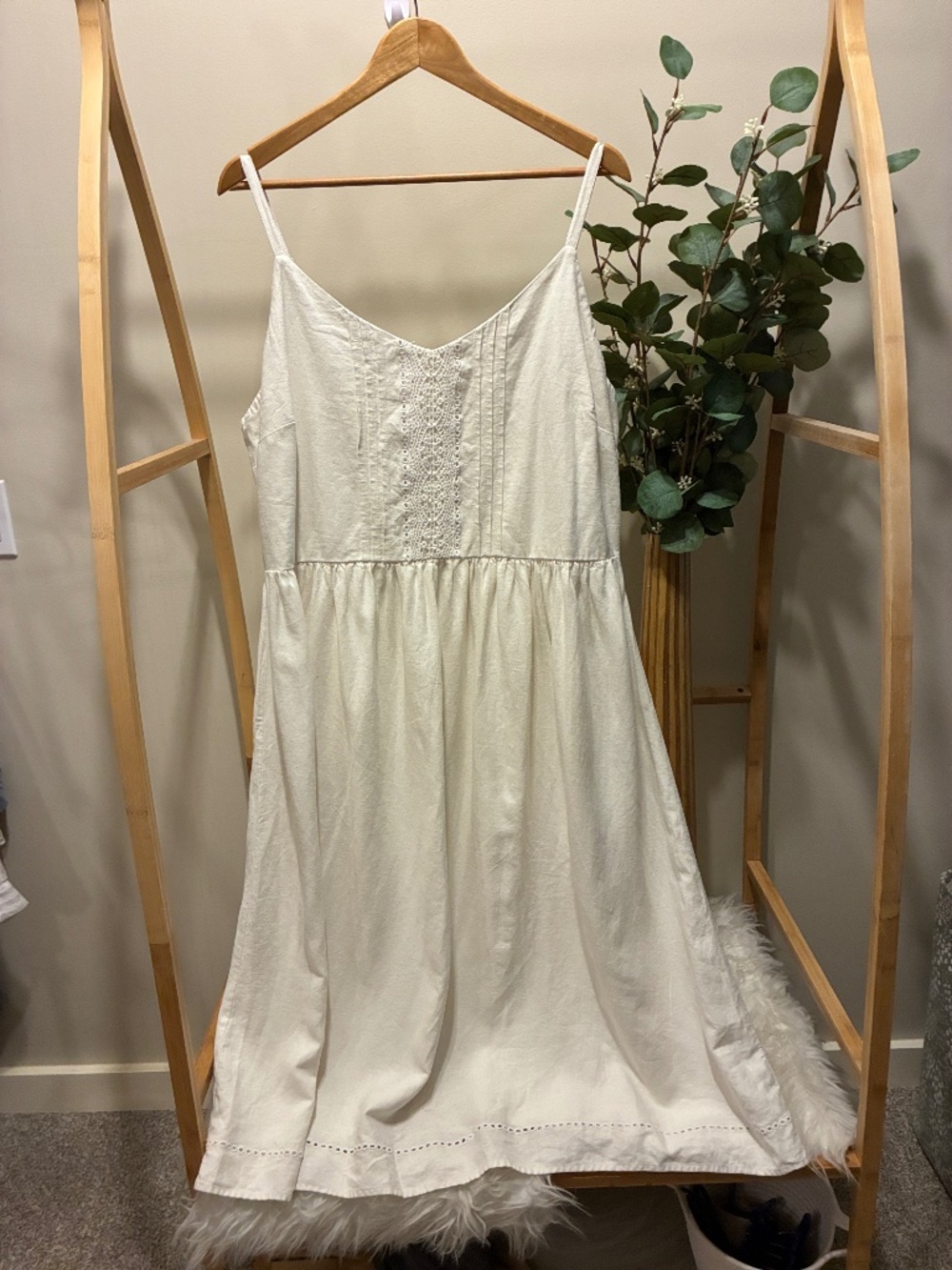 Old Navy 100% Cotton Eyelet Maxi Dress